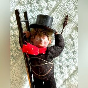 STEIFF hedgehog chimney sweep Old/Rare